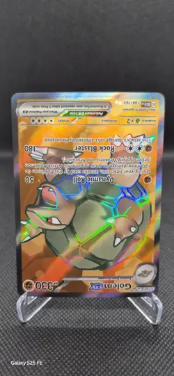 Pokemon Golem EX Sv: Scarlet & Violet 151 189/165 330 HP Ultra Rare Holo English - Image 2