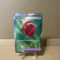 Pokemon Air Balloon 166/132 Mega Evolution Ultra Rare Holo Trainer - Image 1