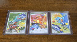 Pokemon TCG First Partner Illustration Collection Series 1 Kanto GEN 1 Starters - Image 2