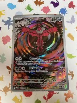 Pokemon TCG Yveltal 205/182 Illustration Rare Paradox Rift Set NM Condition - Image 1