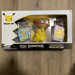 Pokemon TCG Celebrations Premium Figure Collection Pikachu VMAX Box 820650809408 - Image 1