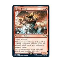 WOTC MTG - Universes Beyond: Warhammer 40,000 Bloodthirster (R) NM - Image 1