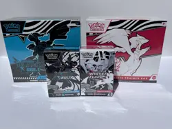 Pokemon Black Bolt & White Flare ETBs & Booster Bundles Factory Sealed Lot Of 4 - Image 1