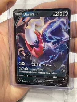 Pokemon TCG Darkrai V 098/189 Swsh10 Astral Radiance Holo Rare Near Mint NM Card - Image 1