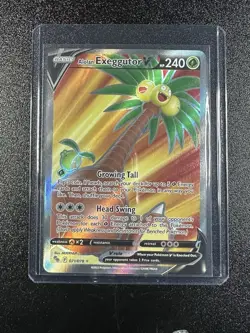 Alolan Exeggutor V (Full Art) 071/078 Pokemon GO Holo - Image 1