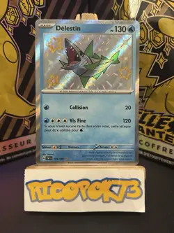 Carte Pokemon Delestin shiny 125/091 - PAF Destinees de Paldea EV4.5 FR - Neuf - Image 1