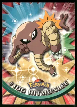 Pokemon Cards Hitmonlee #106 Topps Trading Cards Series 2 NM *3 - Image 1