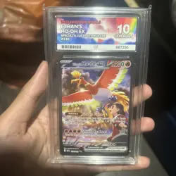 Pokemon Ethan's Ho-Oh EX Card 230/182 Ace 10 special illustration rare destined - Image 1