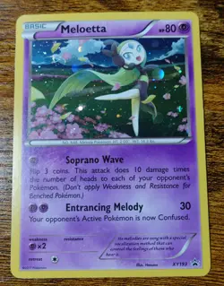 Meloetta XY193 Holo Black Star Promo Pokemon Card VLP - Image 1
