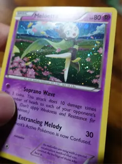 Meloetta XY193 Holo Black Star Promo Pokemon Card VLP - Image 4