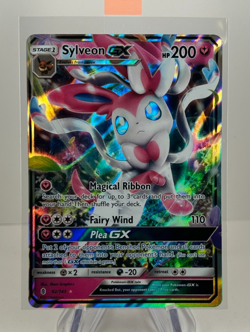 Sylveon GX - 92/145 - Pokemon Guardians Rising Sun & Moon Ultra Rare Card NM - Image 1
