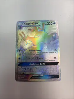 Pokemon TCG Kingdra GX SM Black Star Promo SM155 Holo Secret Ultra Rare - Image 1