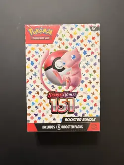 Pokemon TCG Scarlet & Violet 151 Booster Bundle 6 English Packs Mew 2023 - Image 1