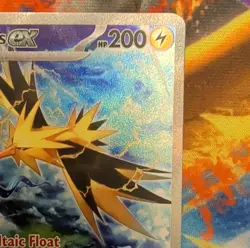 Pokemon Zapdos ex 202/165 Scarlet & Violet 151 Ultra Rare Full Art Holo 200 HP - Image 4