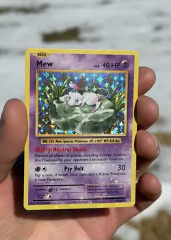 Mew 53/108 HOLO BLEED Pokemon XY Evolutions LP - Image 1