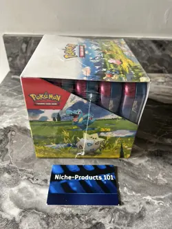Pokemon TCG: Ascended Heroes 10 x SEALED Mini Tins In SEALED Display Case New🔥 - Image 5