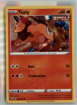 TEPIG 023/163 C BATTLE STYLES POKEMON COSMOS HOLO NM - Image 1