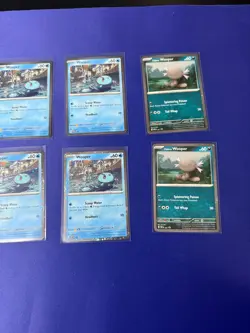 Pokemon TCG Surging Sparks - Black Star Promo - (Lot Of 6) Wooper SVP155 NM - Image 3