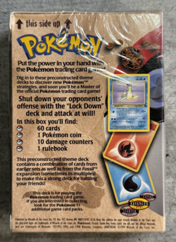 Pokemon Card Fossil Set, LockDown Theme Deck WOTC 1999, New & Sealed (a1) - Image 2