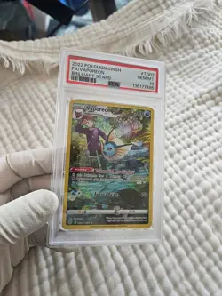 Vaporeon #TG02/TG30 - 2022 Pokemon SWSH Brilliant Stars Trainer Gallery - PSA 10 - Image 2