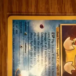 Pokemon TCG Mistys Psyduck 90/132 Gym Challenge MP - Image 5