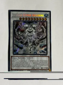 Yugioh! Icejade Gymir Aegirine - BLTR-EN090 - Secret Rare - 1st Edition Near Min - Image 1