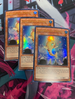 YUGIOH - BEAUTUNAFUL PRINCESS X3 - ULTRA RARE - MAMA - 1ST ED - NM - Image 1