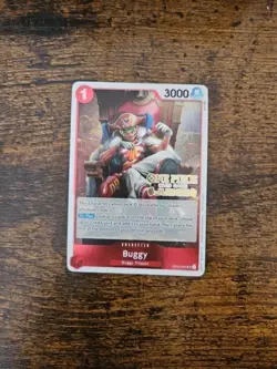 Buggy One Piece 2023 Tournament Promo Judge Stamp OP03-008 English - Image 1