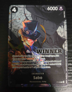 Winner Sabo - One Piece TCG P-105 Tournament Pack 2026 Vol 2 ON HAND NM - Image 1