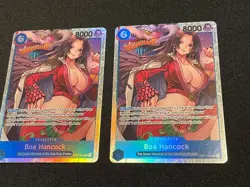 One Piece TCG Boa Hancock Super Rare OP07 Two Set - Image 1