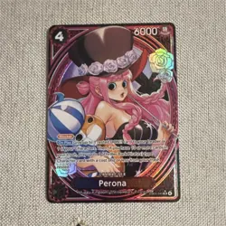Bandai One Piece CCG Perona EB03-045 Heroines Holo Blocker 4 Cost 6000 Power - Image 1