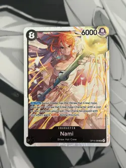 One Piece Adventure on Kami's Island Nami OP15-086 Super Rare SR NM - Image 1