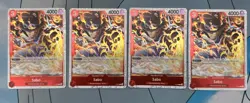 4X Sabo P-044 Foil PRB-02 Foil - One Piece TCG English Playset - Near-Mint Promo - Image 1