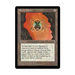 WOTC MtG Ice Age Urza's Bauble (U) EX - Image 1