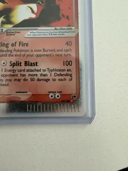 Typhlosion ex 160 HP Holo Rare Pokemon Card EX Sandstorm 99/100 Stage 2 - Image 4