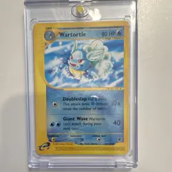 Pokemon TCG Wartortle 092/165 Expedition Base Set Regular Uncommon Stage 1 Card - Image 1