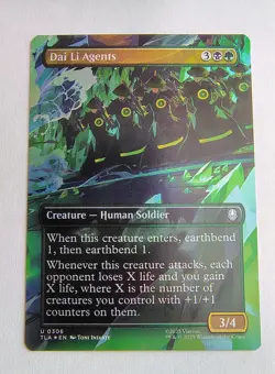 Dai Li Agents (Borderless) Avatar: The Last Airbender Foil & Regular (2 Cards) - Image 2