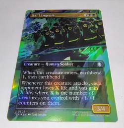 Dai Li Agents (Borderless) Avatar: The Last Airbender Foil & Regular (2 Cards) - Image 4