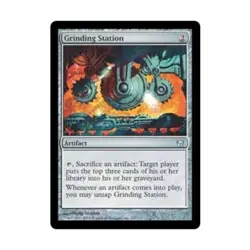 WOTC MtG Fifth Dawn Grinding Station (U) (Foil) EX - Image 1