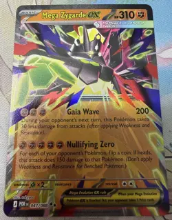 Pokemon TCG Mega Zygarde Ex 047/088 Perfect Order Double Rare NM Card - Image 1