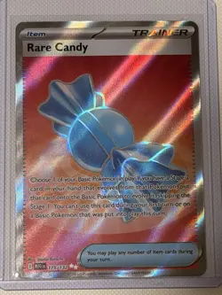 Pokemon TCG Card Rare Candy 175/132 Mega Evolutions Full Art - NM - Image 1