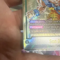 Bandai Dragon Ball Super Son Goku FB05-119 SCR Foil Battle Card 45000 - Image 3