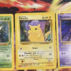 Pokemon Holo Chansey, Scyther, Pikachu, Mewtwo Articuno 5 Card Lot PTCG Classic - Image 4