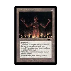 WOTC MtG Antiquities Colossus of Sardia (R) Fair - Image 1