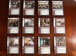 Lord of the Rings TCG 12 Rare Card Lot Rohan - Image 1