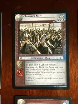 Lord of the Rings TCG 12 Rare Card Lot Rohan - Image 4