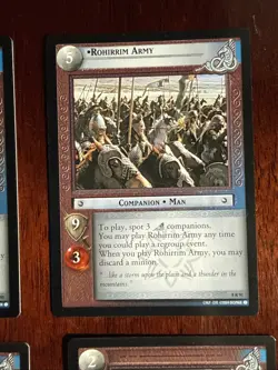 Lord of the Rings TCG 12 Rare Card Lot Rohan - Image 5