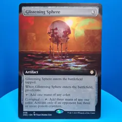 Glistening Sphere (Extended Art) Commander: Phyrexia: All Will Be One Regular - Image 1