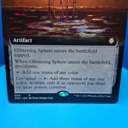 Glistening Sphere (Extended Art) Commander: Phyrexia: All Will Be One Regular - Image 2