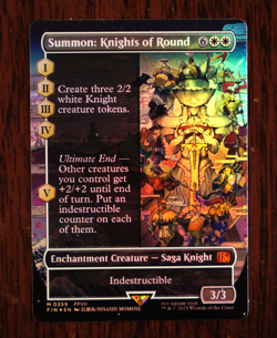 summon: knights of round foil #359 pack fresh near mint - Image 1